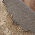 2' X 4' Tan and Beige Wool Medallion Hand Woven Half Circle Area Rug